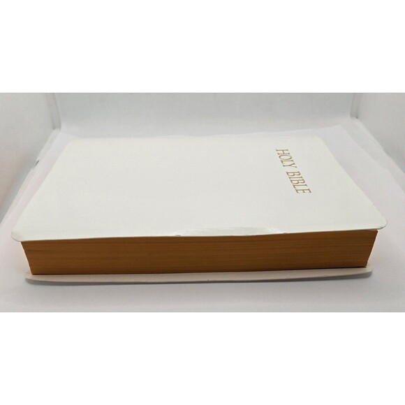 Holy Bible NKJV  Nelson White Bonded Leather Edition 1984 - Picture 4 of 10